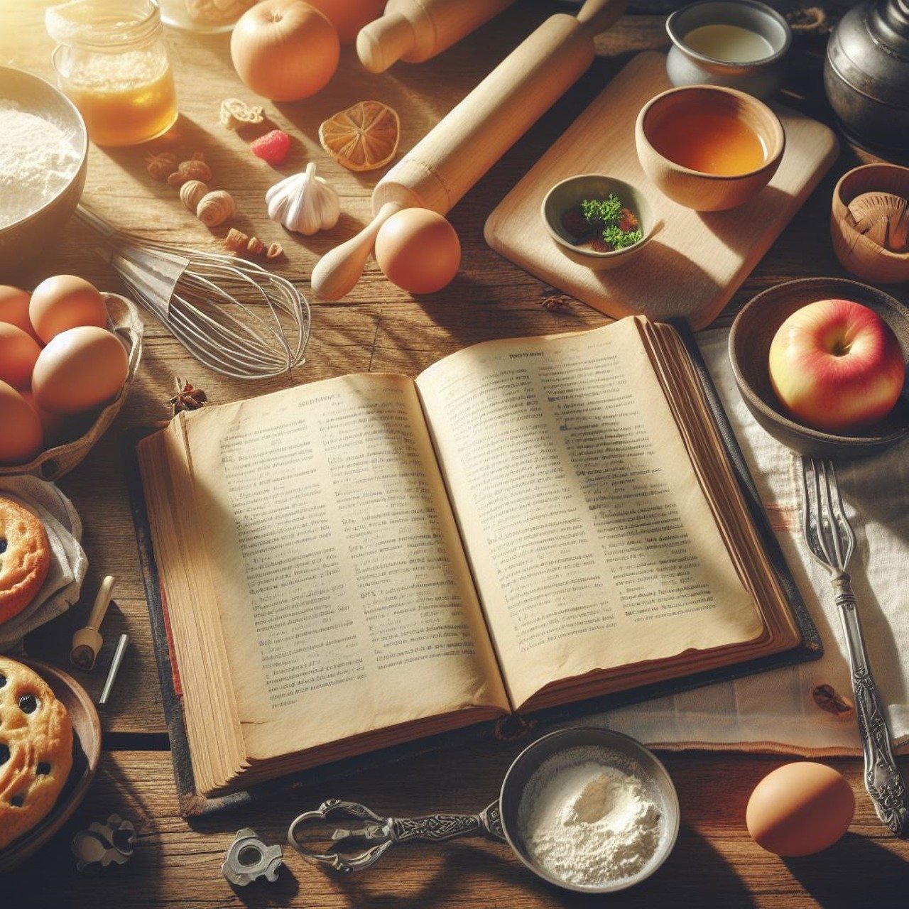 ai generated, cookbook, book